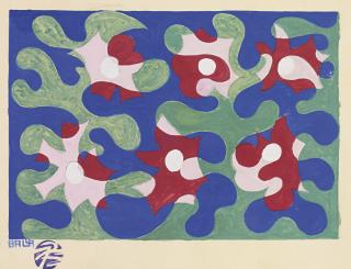 Giacomo Balla - Fiori E Linee Andamentali (Flowers And Lines Performing)