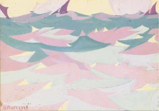 Giacomo Balla - Linee-forza di mare