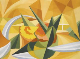 Giacomo Balla - Linee Forza Di Paesaggio (Landscape Force Lines)