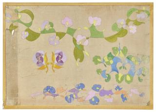 Giacomo Balla - Motivi decorativi con stilizzazioni floreali