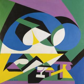 Giacomo Balla - Motivo Con La Parola Buon Appetito (Motive With The Word Buon Appetito)