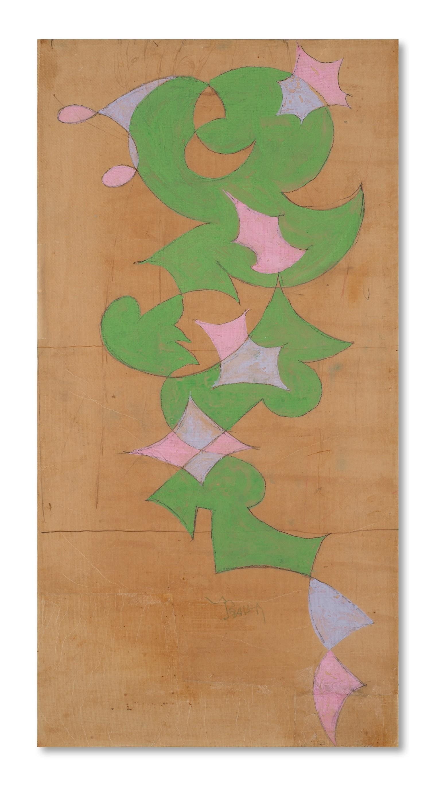 Giacomo Balla - Motivo decorativo floreale