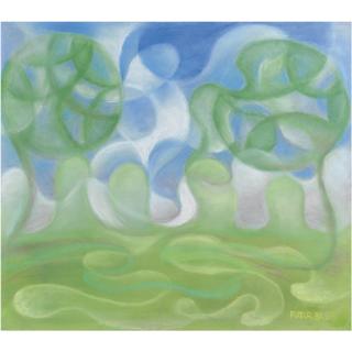 Giacomo Balla - Paesaggio-Espansione Di Primavera