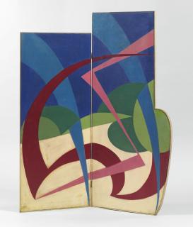 Giacomo Balla - Paravento Con Linea Di Velocità (Screen With Speedlines) 