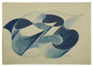 Giacomo Balla - Studio di volumi di bandiere