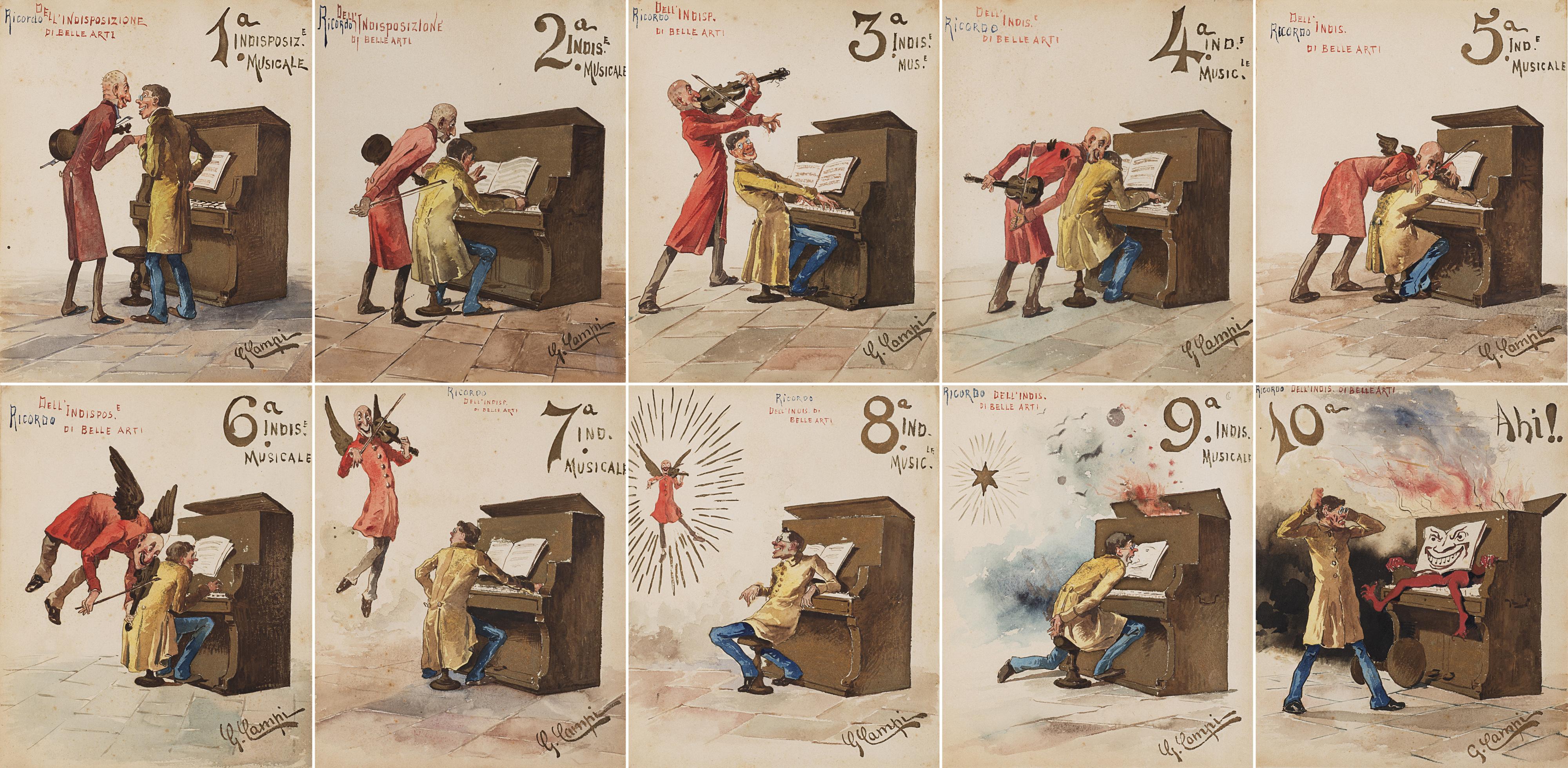 Giacomo Campi - Ricordo dell\'Indisposizione di Belle Arti