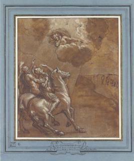 Giacomo Cavedone - The Conversion of Constantine