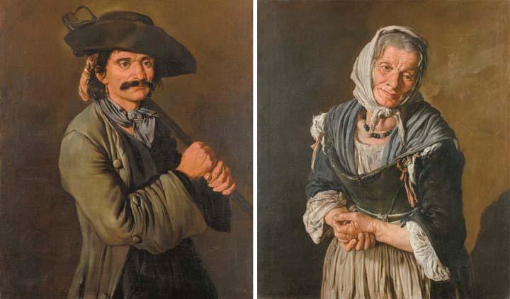 Giacomo Ceruti - Il Bravo; E Vecchia Contadina