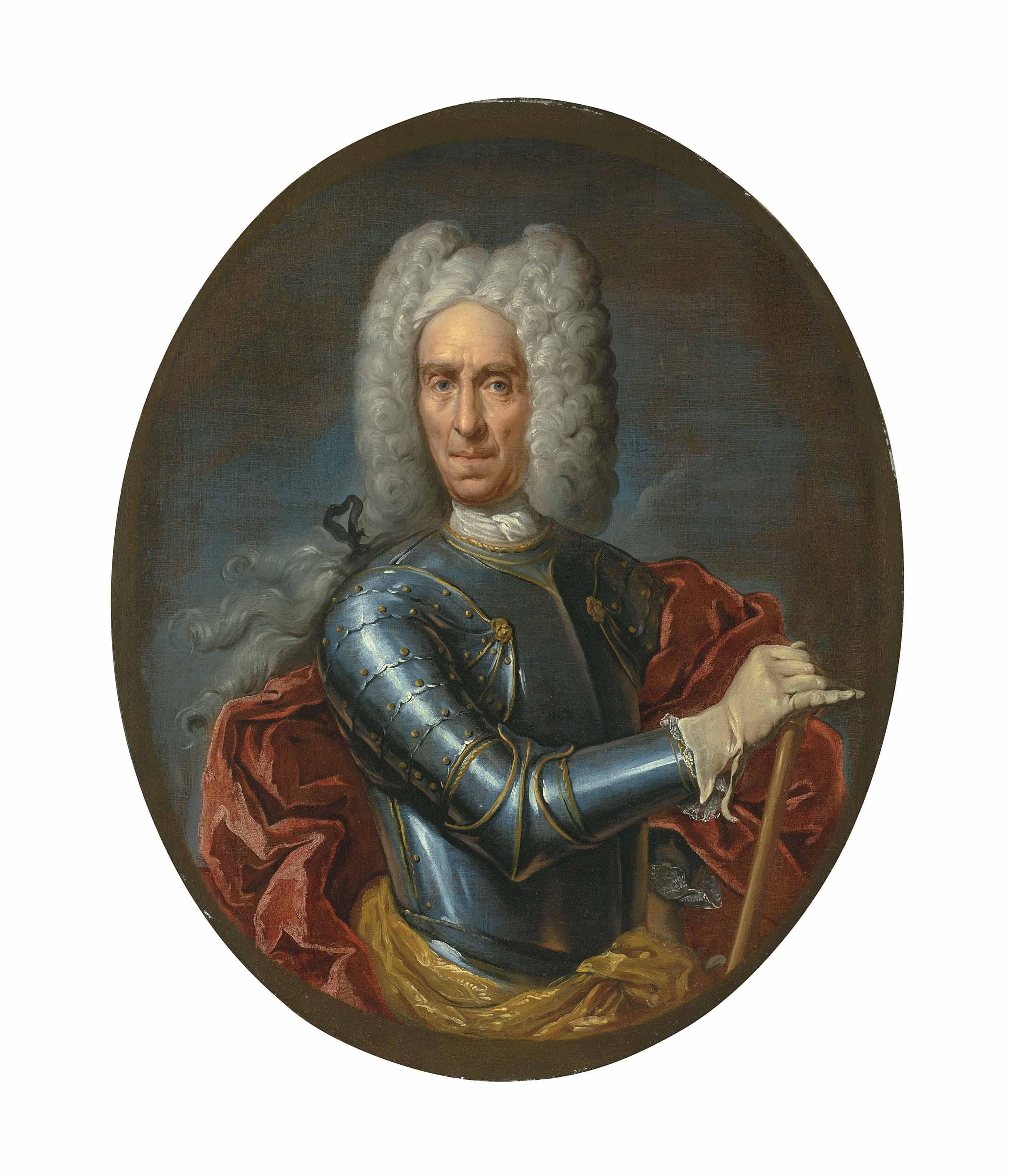 Giacomo Ceruti - Portrait Of Johann Matthias Von Der Schulenburg (1661-1747), Half-Length, In Armour