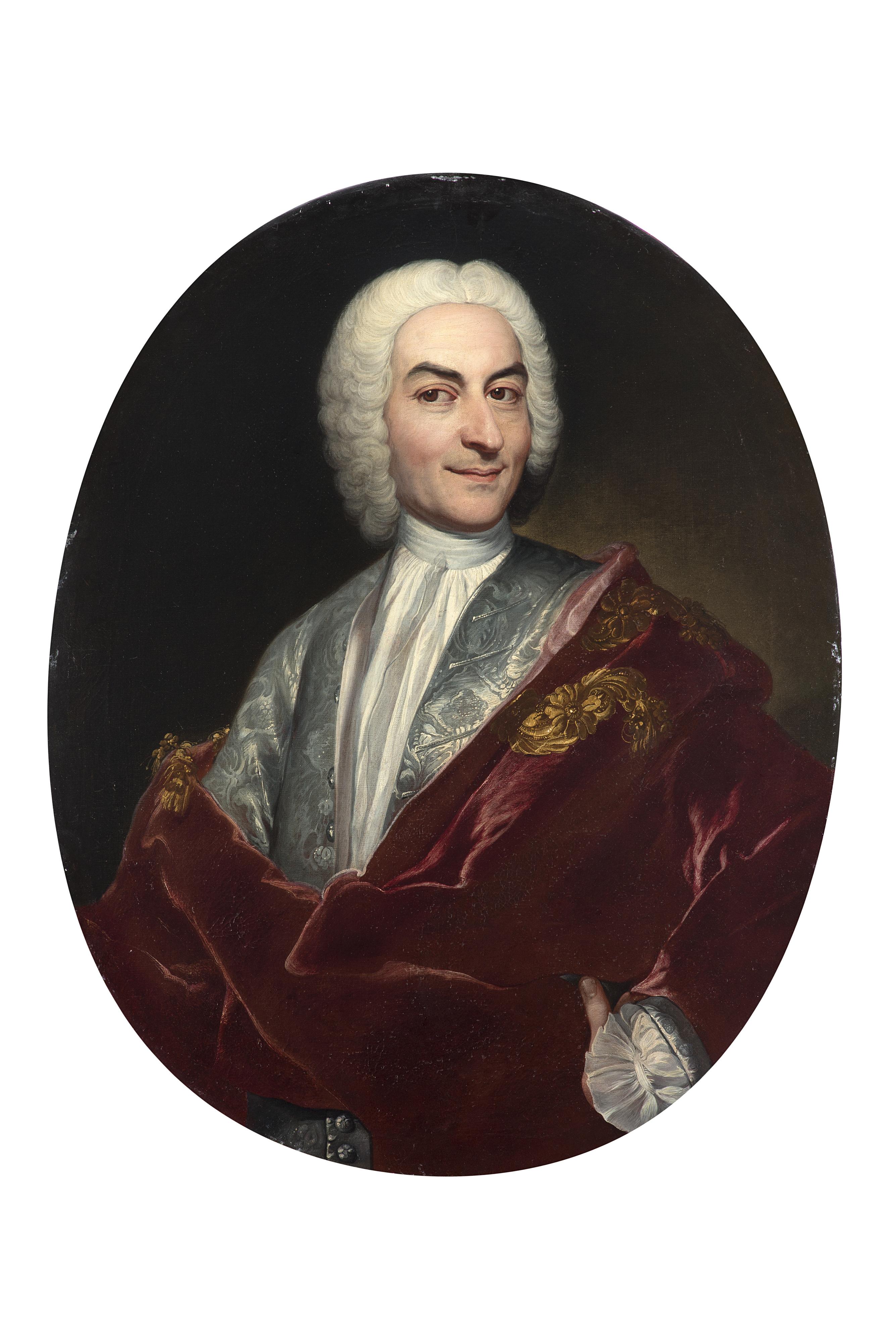 Giacomo Ceruti - Ritratto di gentiluomo con parrucca a mezzobusto