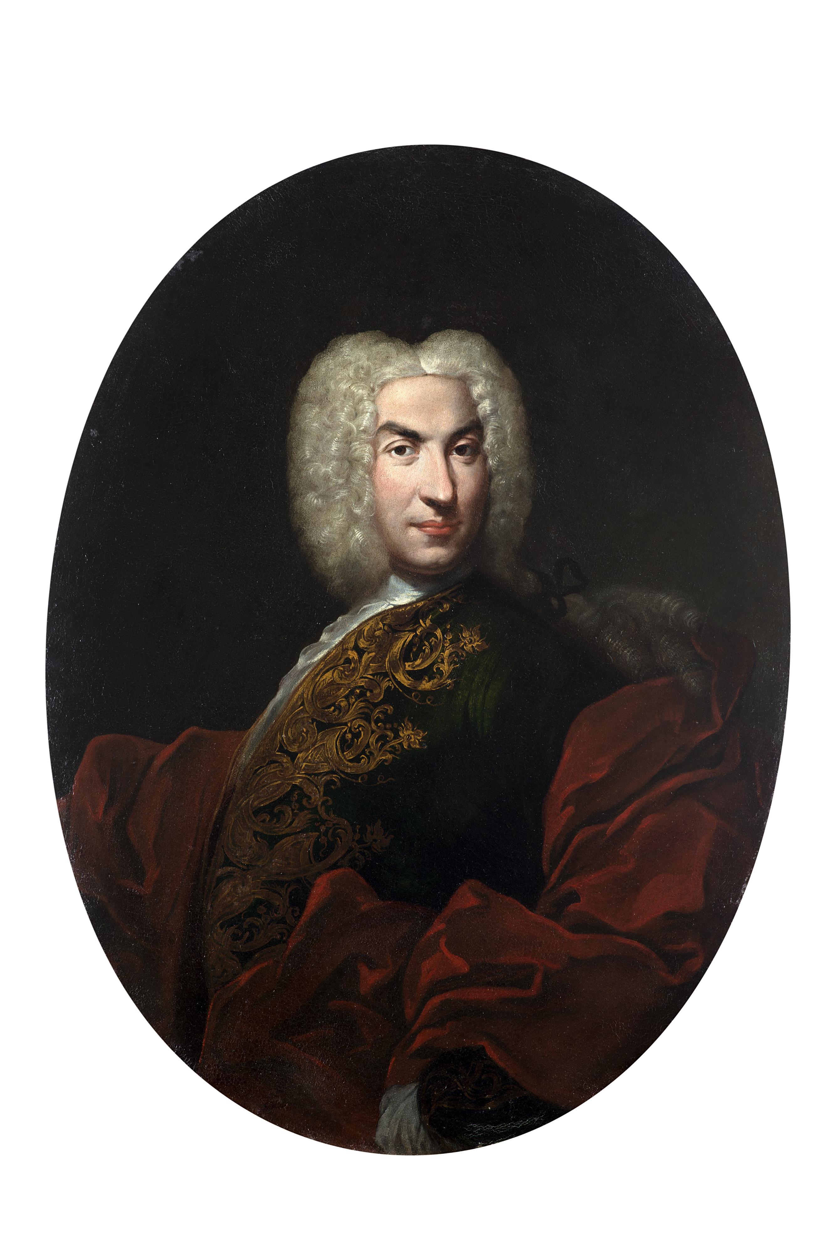 Giacomo Ceruti - Ritratto di gentiluomo con parrucca a mezzobusto