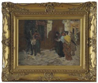 Giacomo Favretto - The Lottery