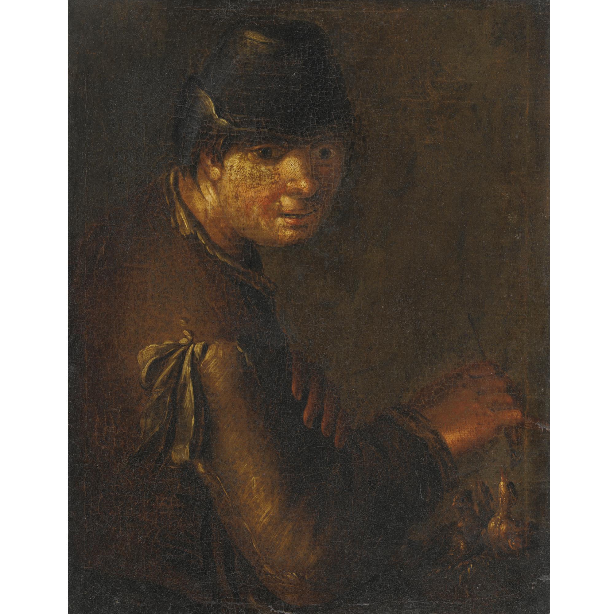 Giacomo Francesco Cipper - Contadino Con Cacciagione In Mano