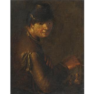 Giacomo Francesco Cipper - Contadino Con Cacciagione In Mano