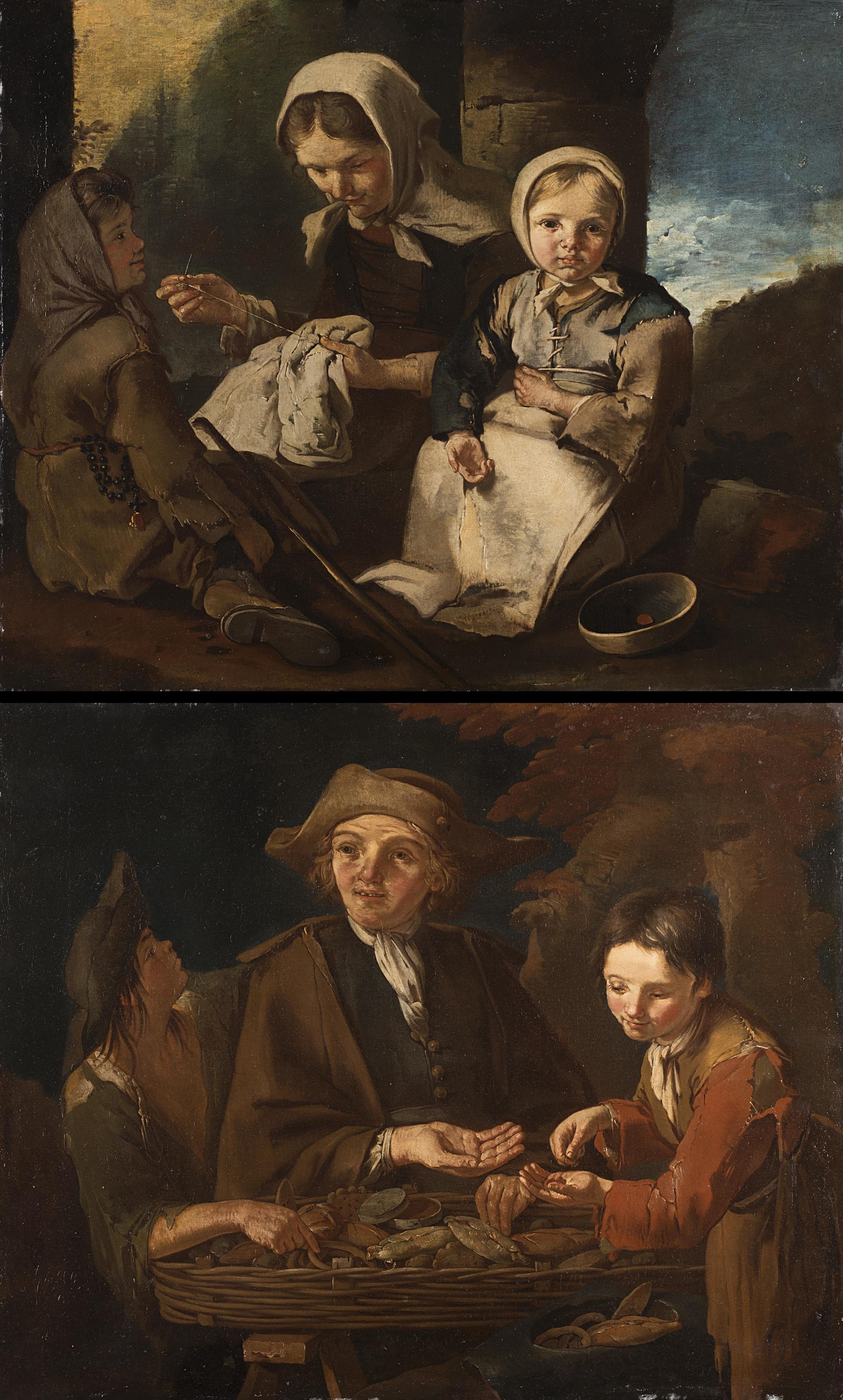 Giacomo Francesco Cipper - Venditori di conchiglie