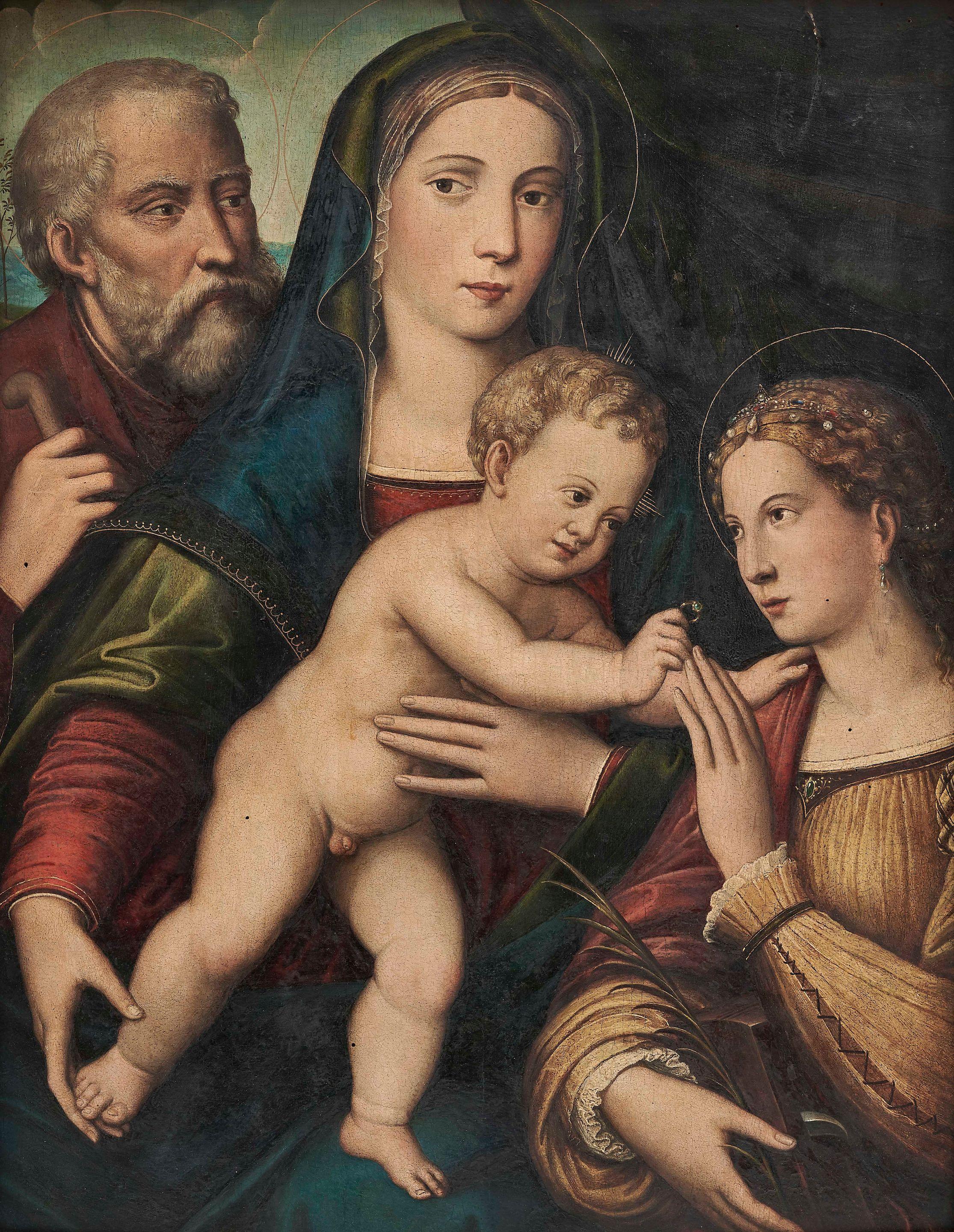 Giacomo Francia - The Mystic Marriage of Saint Catherine