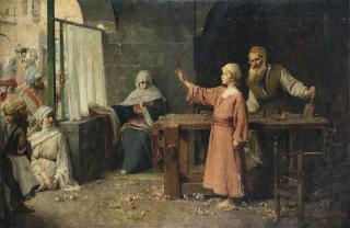 Giacomo Grosso - Sacra Famiglia