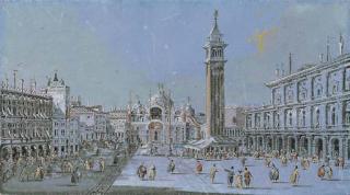 Giacomo Guardi - Piazza San Marco, Venice