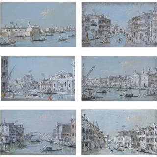 Giacomo Guardi - Six Views Of Venice, Including The Church Of Corpus Domini And The Rio Dei Mendicanti Towards The Fondamenta Nuova