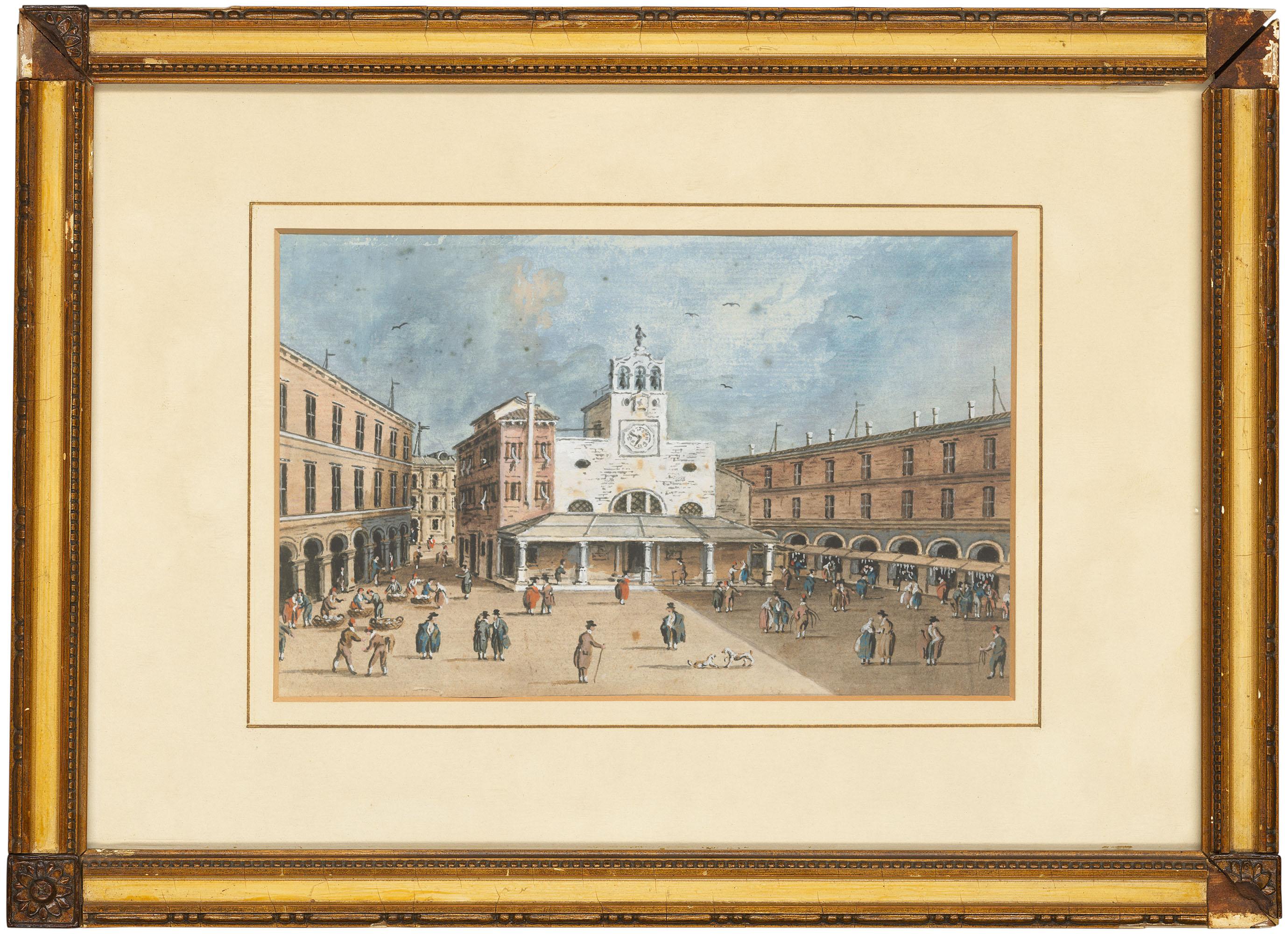 Giacomo Guardi - The San Giacomo Di Rialto, Venice