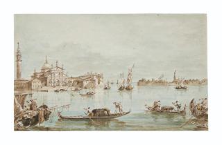 Giacomo Guardi - View of San Giorgio Maggiore, Venice