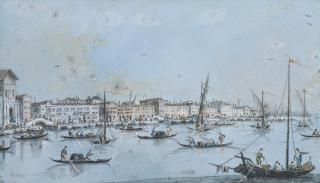 Giacomo Guardi - View Of The Riva De Schiovoni, Venice