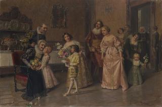Giacomo Mantegazza - La famiglia riunita
