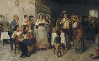 Giacomo Mantegazza - Preparations for the Wedding