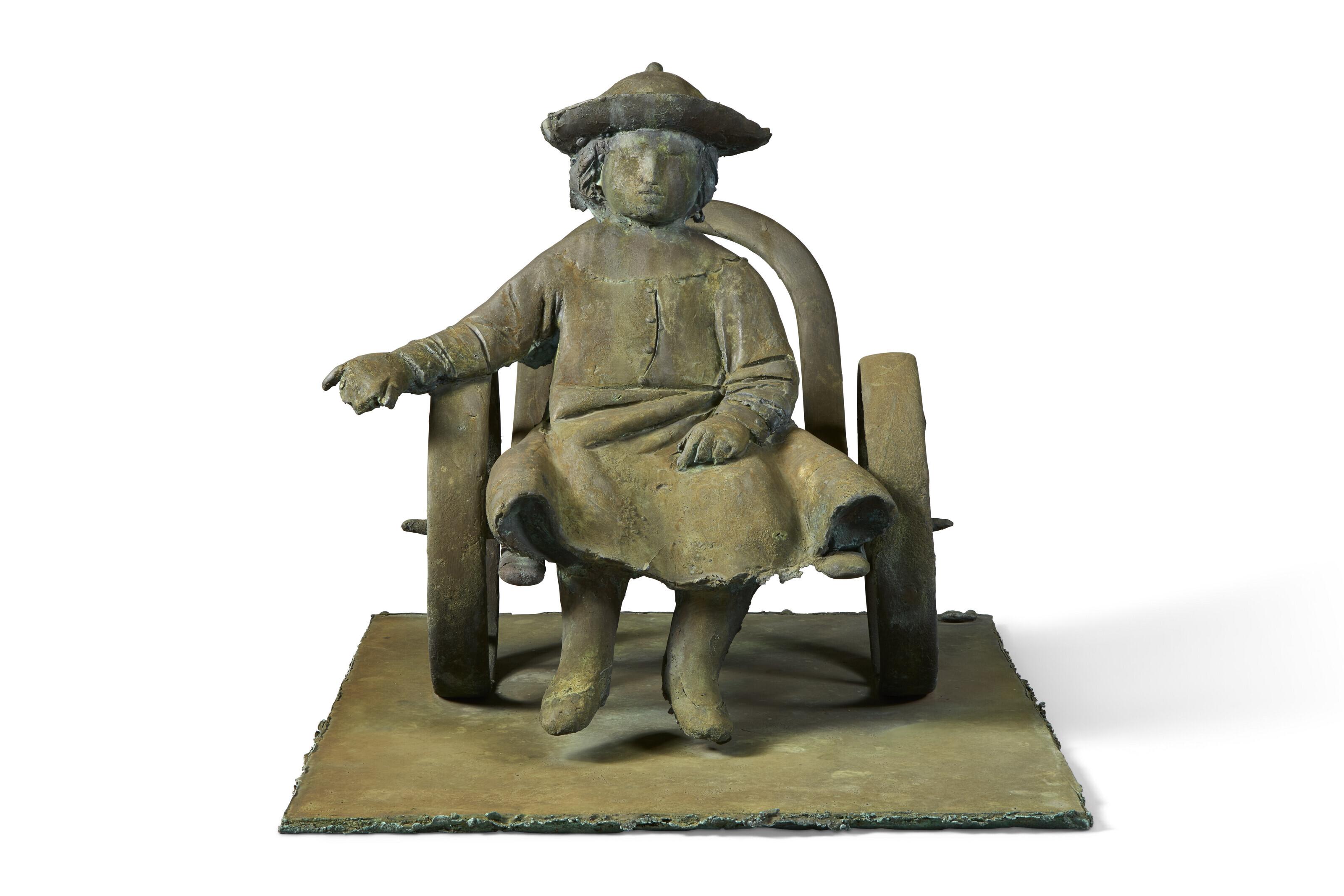 Giacomo Manzù - Bambina in carrozza