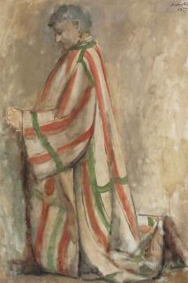 Giacomo Manzu - Cardinale in preghiera