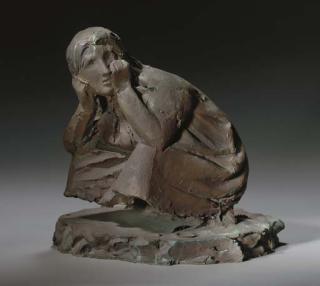 Giacomo Manzù - Donna rannicchiata