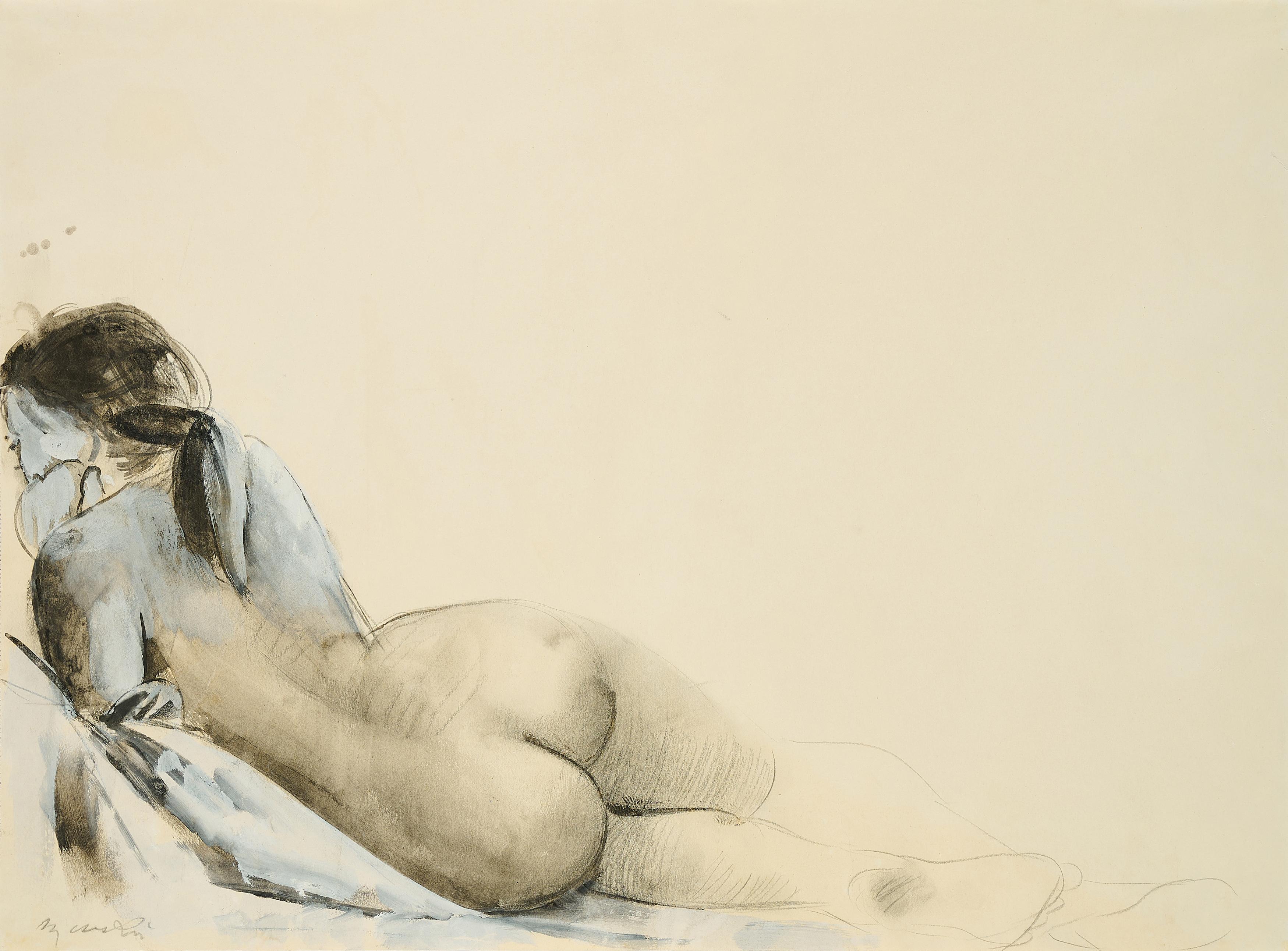 Giacomo Manzù - Frauenakt.