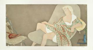 Giacomo Manzù - Ragazza distesa II