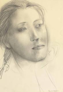 Giacomo Manzu - Testa di Inge