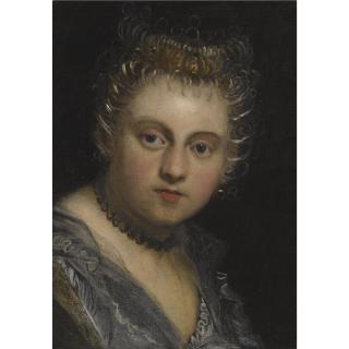 Giacomo Negretti - Portrait Of A Young Lady, Head And Shoulders