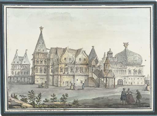 Giacomo Quarenghi - The Palace at Kolomenskoe, near Moscow