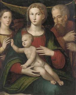 Giacomo Raibolini - The Mystic Marraige Of Saint Catherine