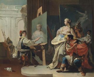 Giambattista Tiepolo - Alexander and Campaspe in the studio of Apelles