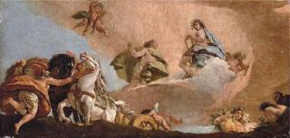 Giambattista Tiepolo - Phaeton asking to drive the chariot of Apollo