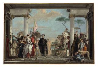 Giambattista Tiepolo - The Arrival of Henry III at the Villa Contarini