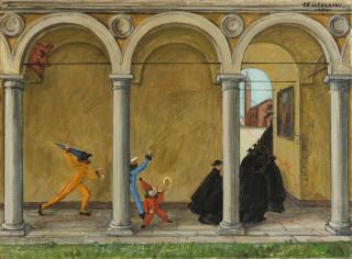 Gian Filippo Usellini - The Masks