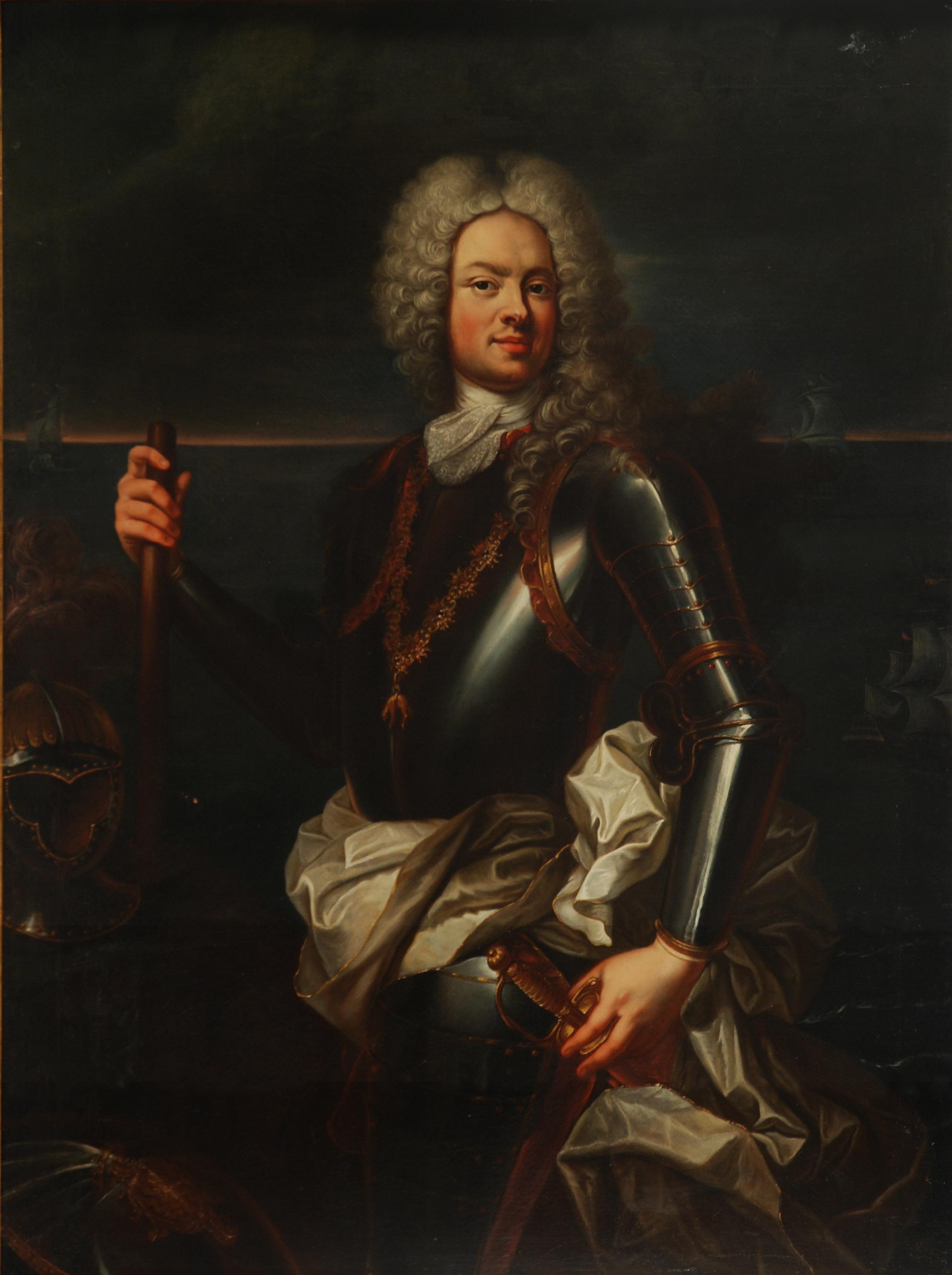 Gian Maria delle Piane - Ritratto di ammiraglio genovese in armatura