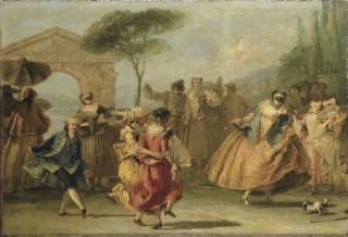 Giandomenico Tiepolo - Dancing The Minuet