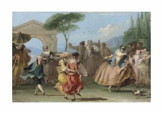 Giandomenico Tiepolo - The Minuet