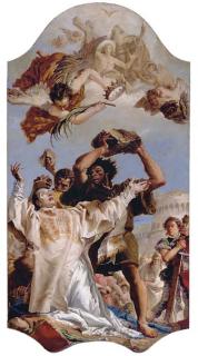 Giandomenico Tiepolo - The Stoning of Saint Stephen