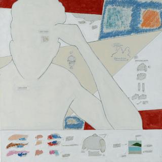 Gianfranco Baruchello - Contorni di figure viste al mattino