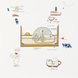 Gianfranco Baruchello - La taupiniere-vidange