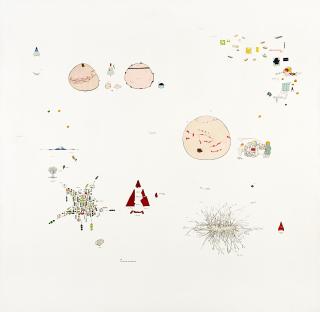 Gianfranco Baruchello - Oncle Dugongo et le général Sigmund