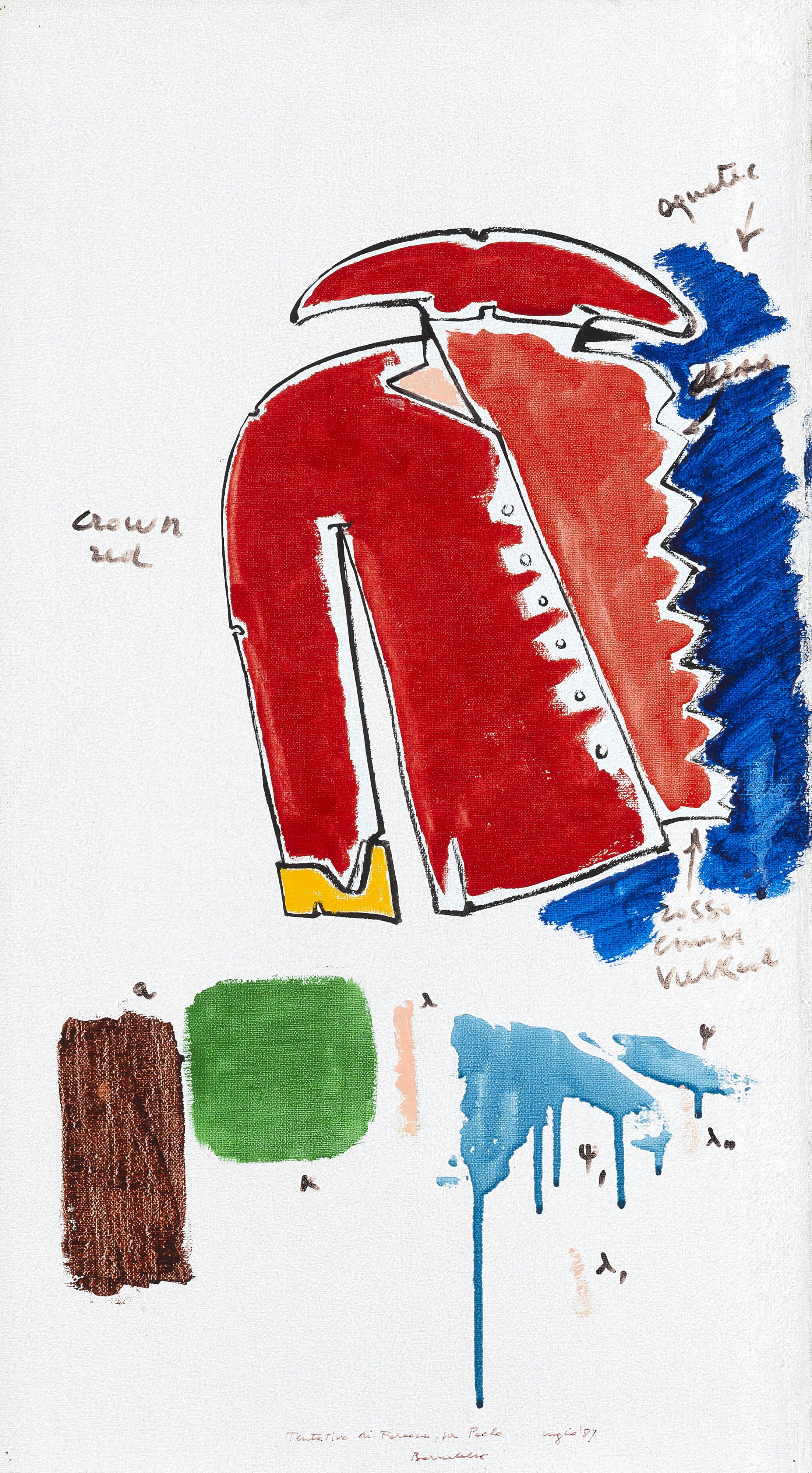 Gianfranco Baruchello - Tentativo di Faraone