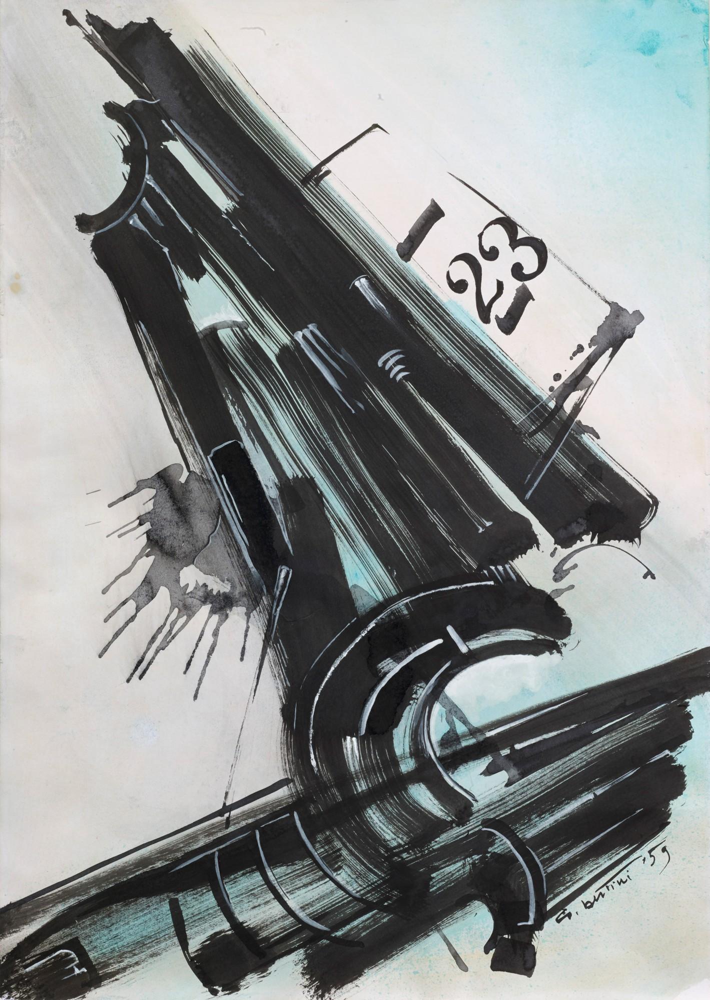 Gianni Bertini - Senza Titolo